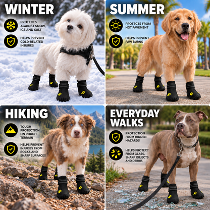 Protective All-Terrain Dog Boots