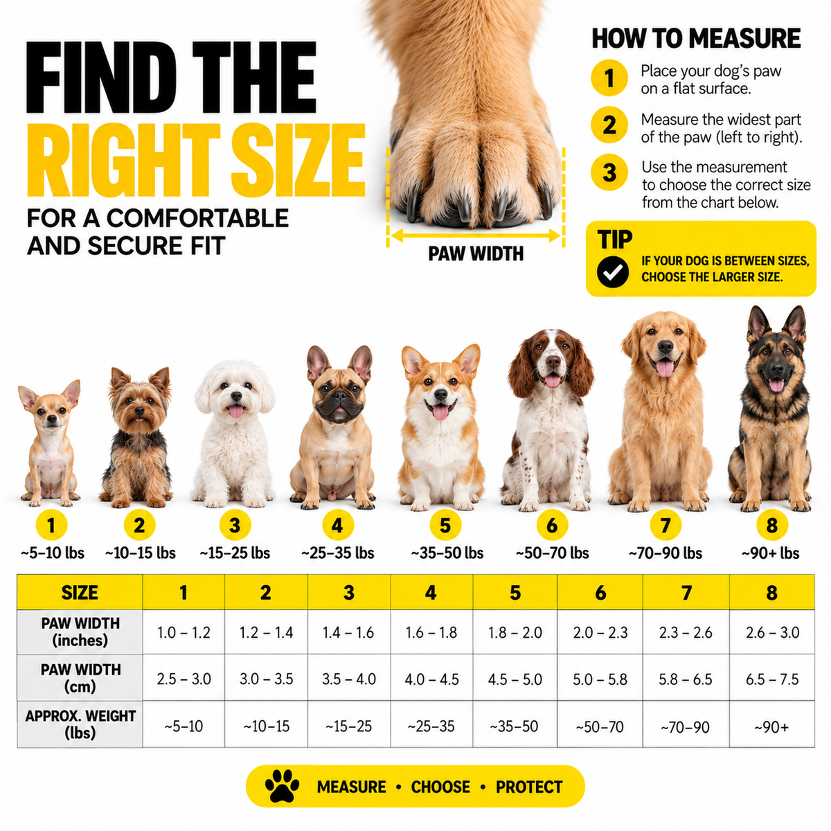 Protective All-Terrain Dog Boots