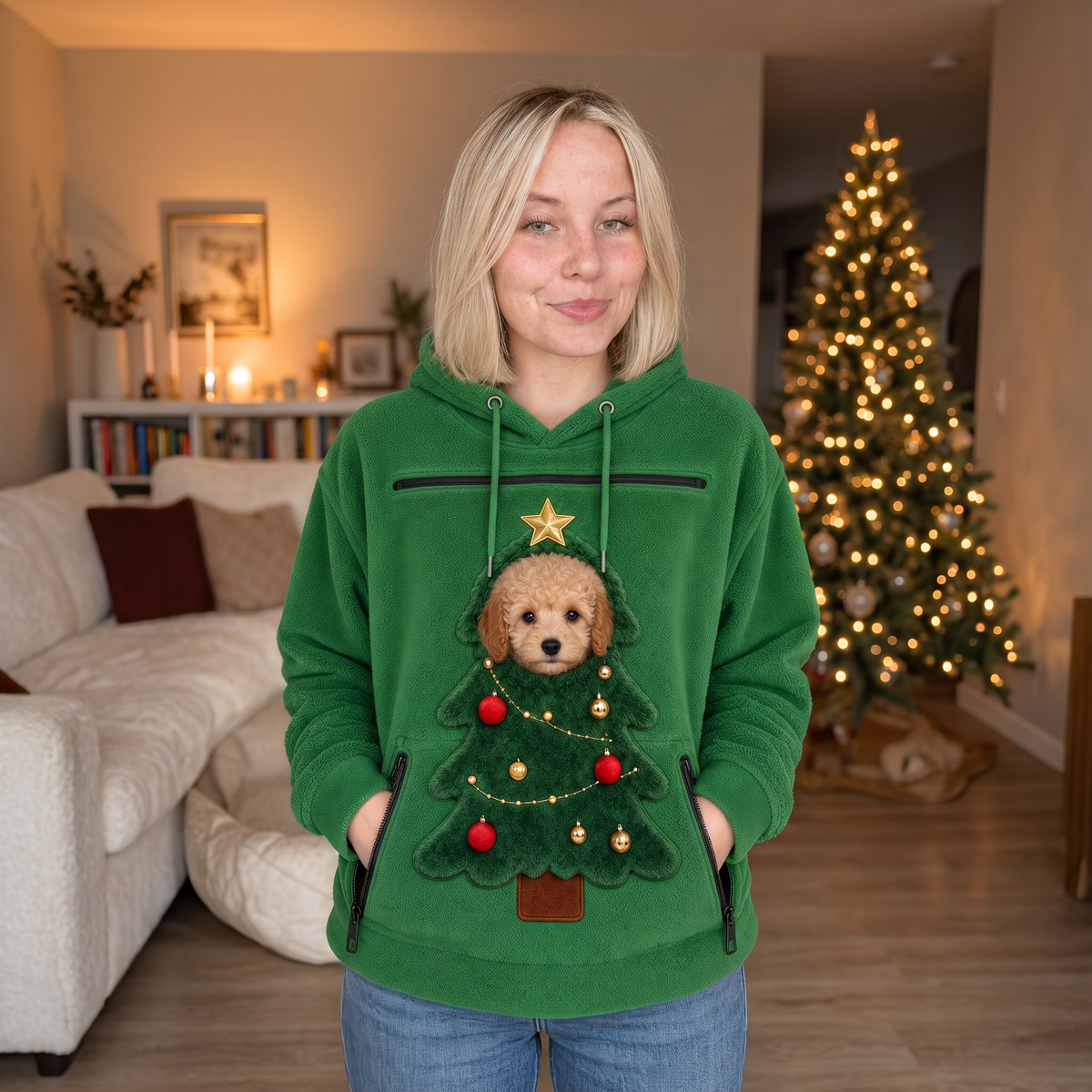 Puppy Pouch Hoodie